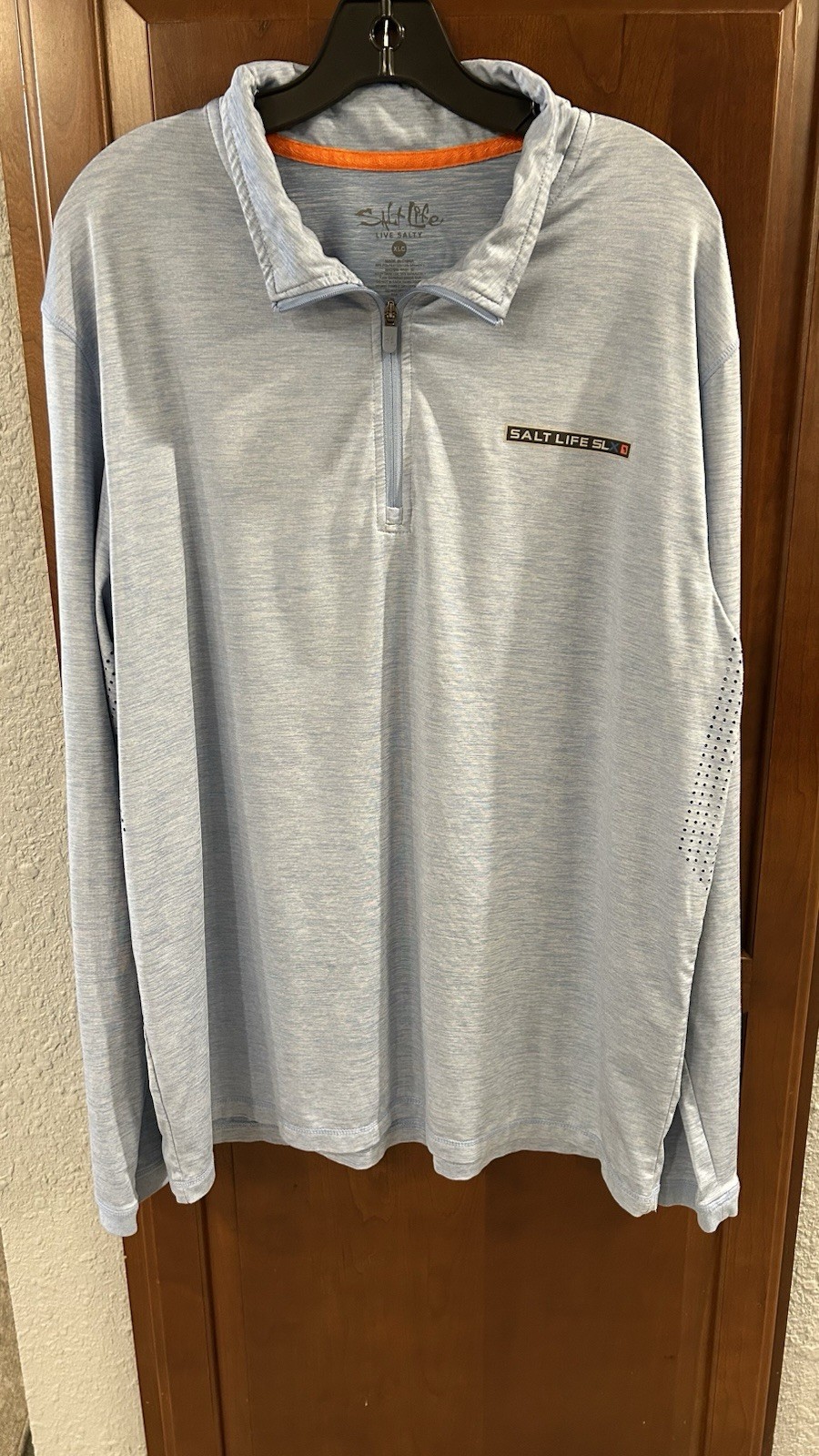 Salt Life SLX Performance Mens XL 1/4 Zip Pullover Fishing Shirt Uvapor Light gallery
