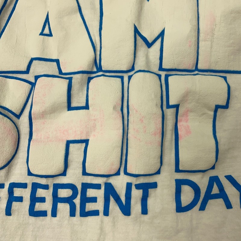 Vtg Same S#%t Different Day Shirt Mens Medium White Single Stitch Tee 90s Retro gallery