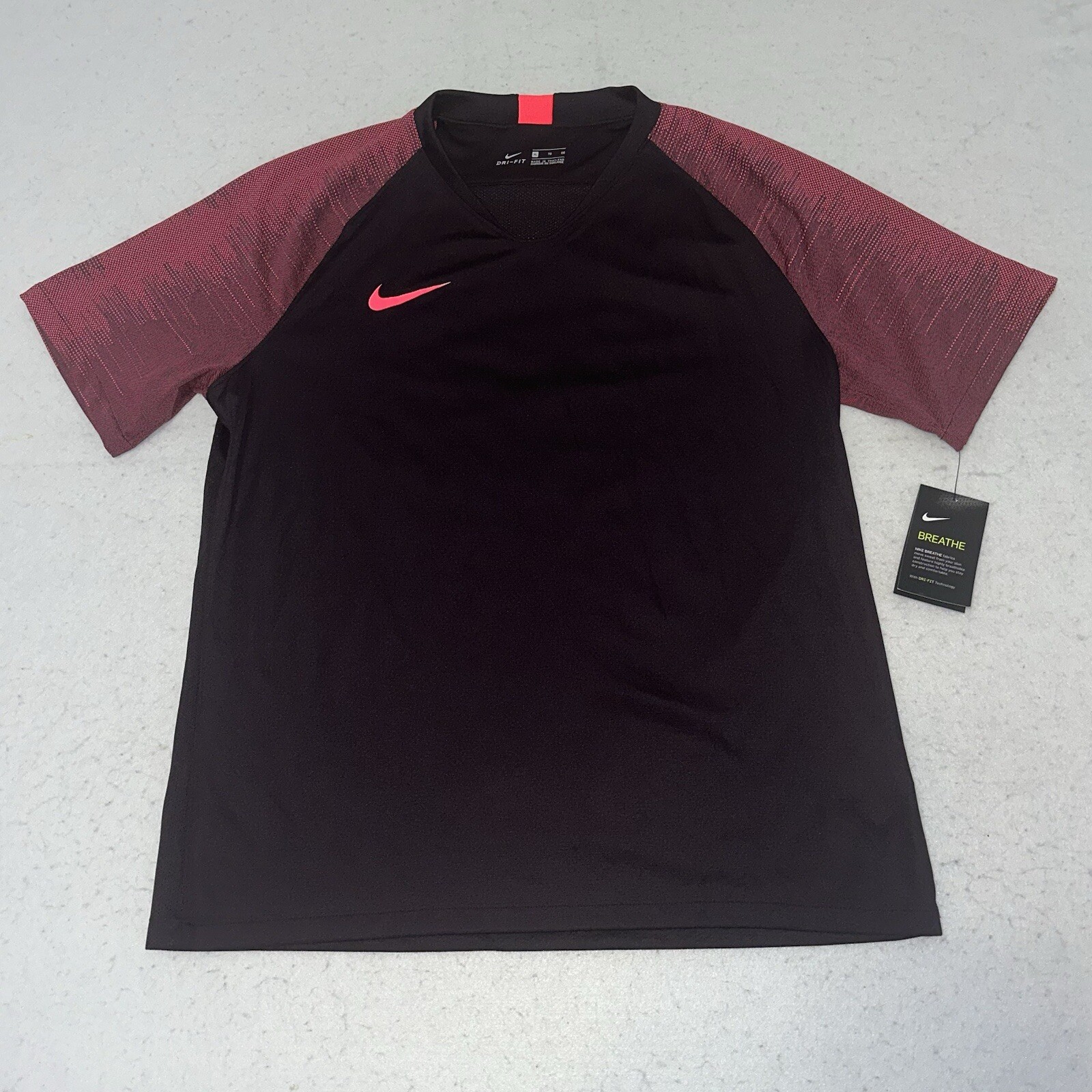 Nike Strike Jersey Shirt Mens Soccer Dri-Fit Pink Vapor Knit AT5870-659 Size XL gallery