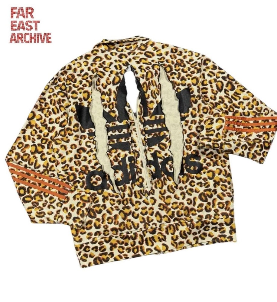 Adidas x Jeremy Scott Leopard Track Jersey Jacket