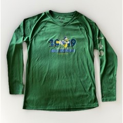 Disney World Half Marathon 2019 Shirt Mens Large Green Donald Duck Running Gym