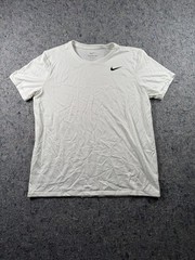 Nike Men’s Dri-Fit The Nike Tee Size Meduim White