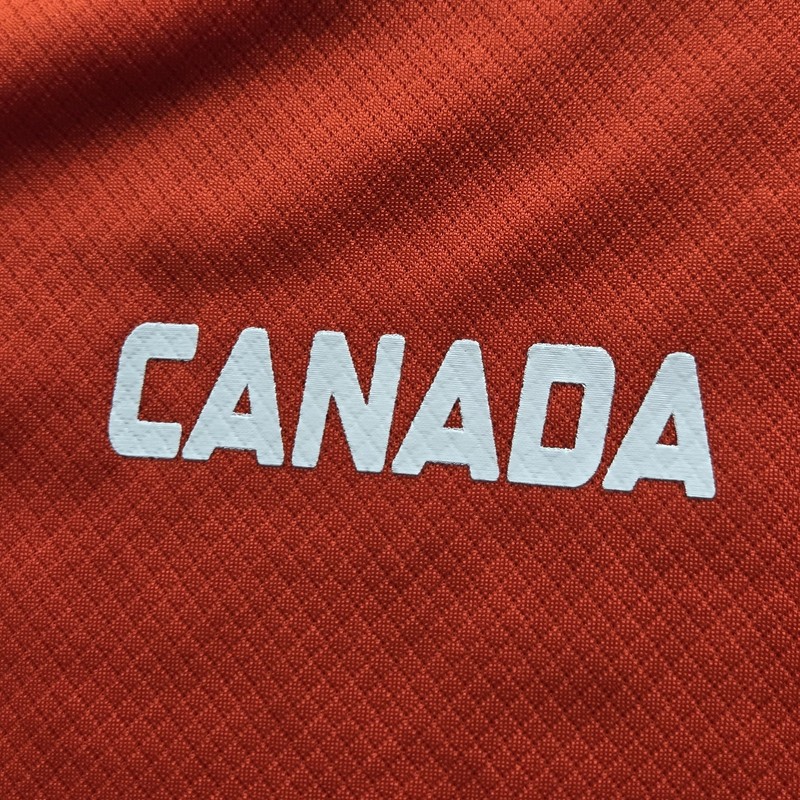 Striker Shirt Mens XL Red Canada Flag Soccer Jersey Athletic Graphic Top gallery