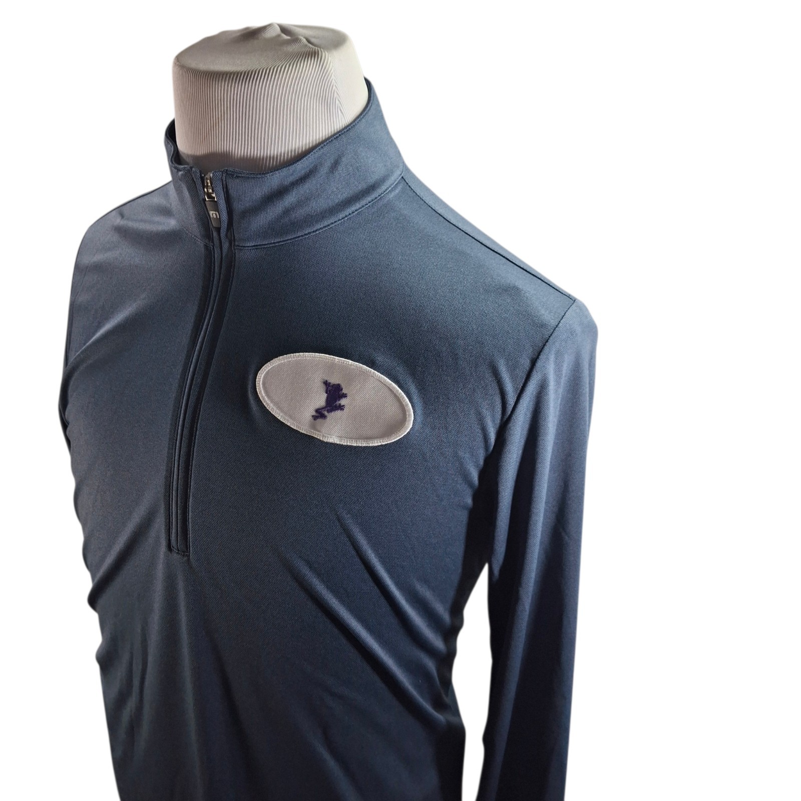 Travis Mathew Coto Performance 1/4 Zip Pullover Golf Long Sleeve Indigo Medium gallery