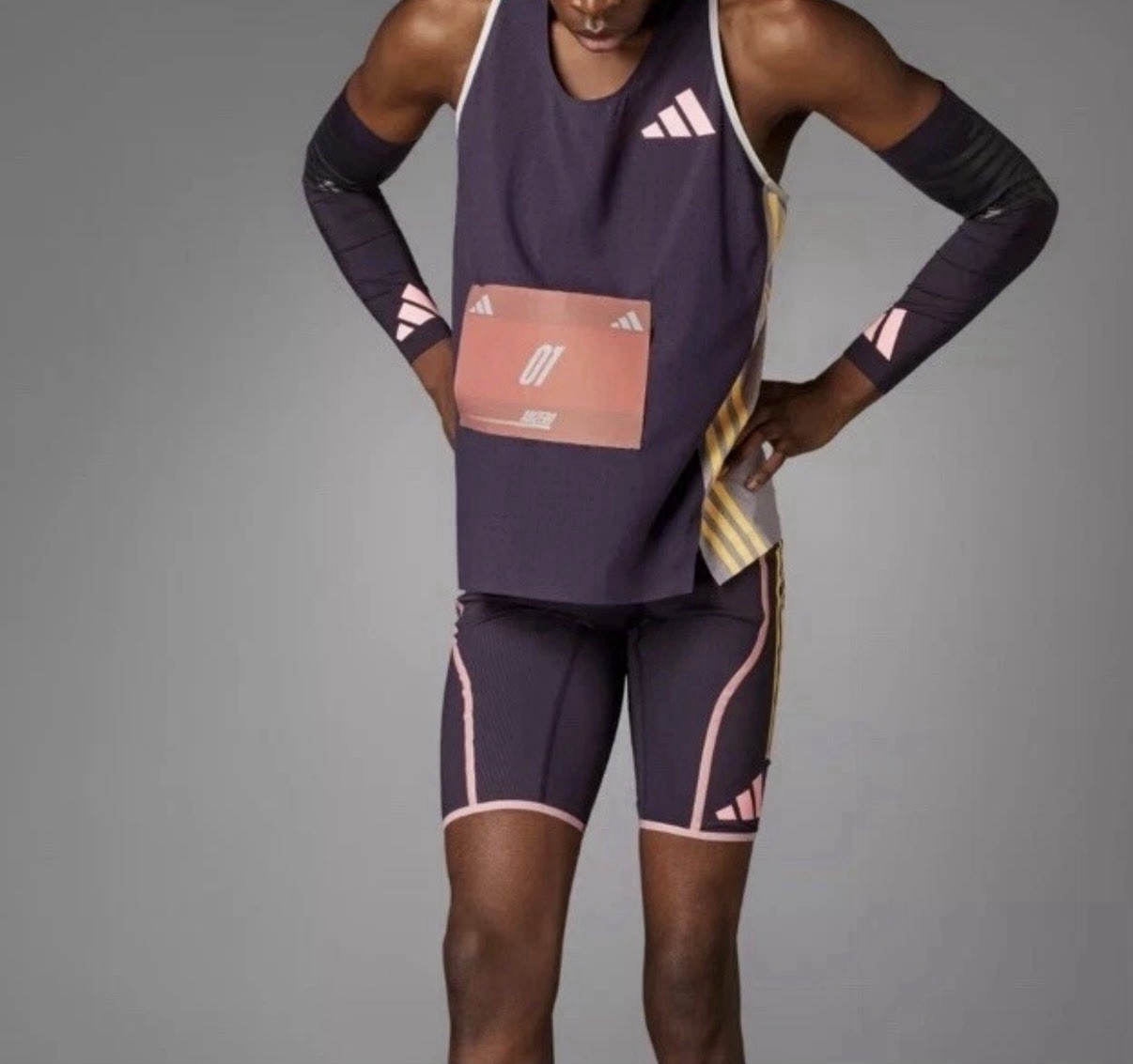 Adidas Adizero Men Med Pro Elite Team Promo Shorts TGT Half Tights 2024 Racing gallery