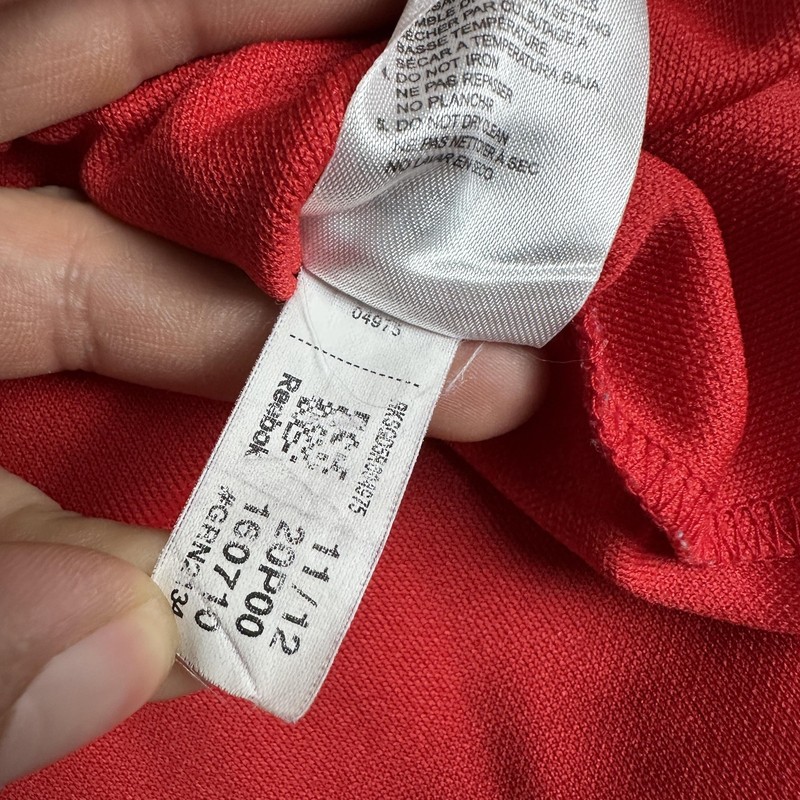 Reebok Shirt Mens Medium Red White Share a Coke Draft Party Jersey Long Sleeve gallery
