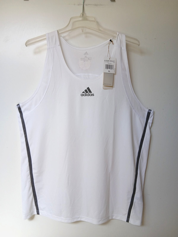 NWT Adidas AEROREADY Training Tank Top Women White XL gallery