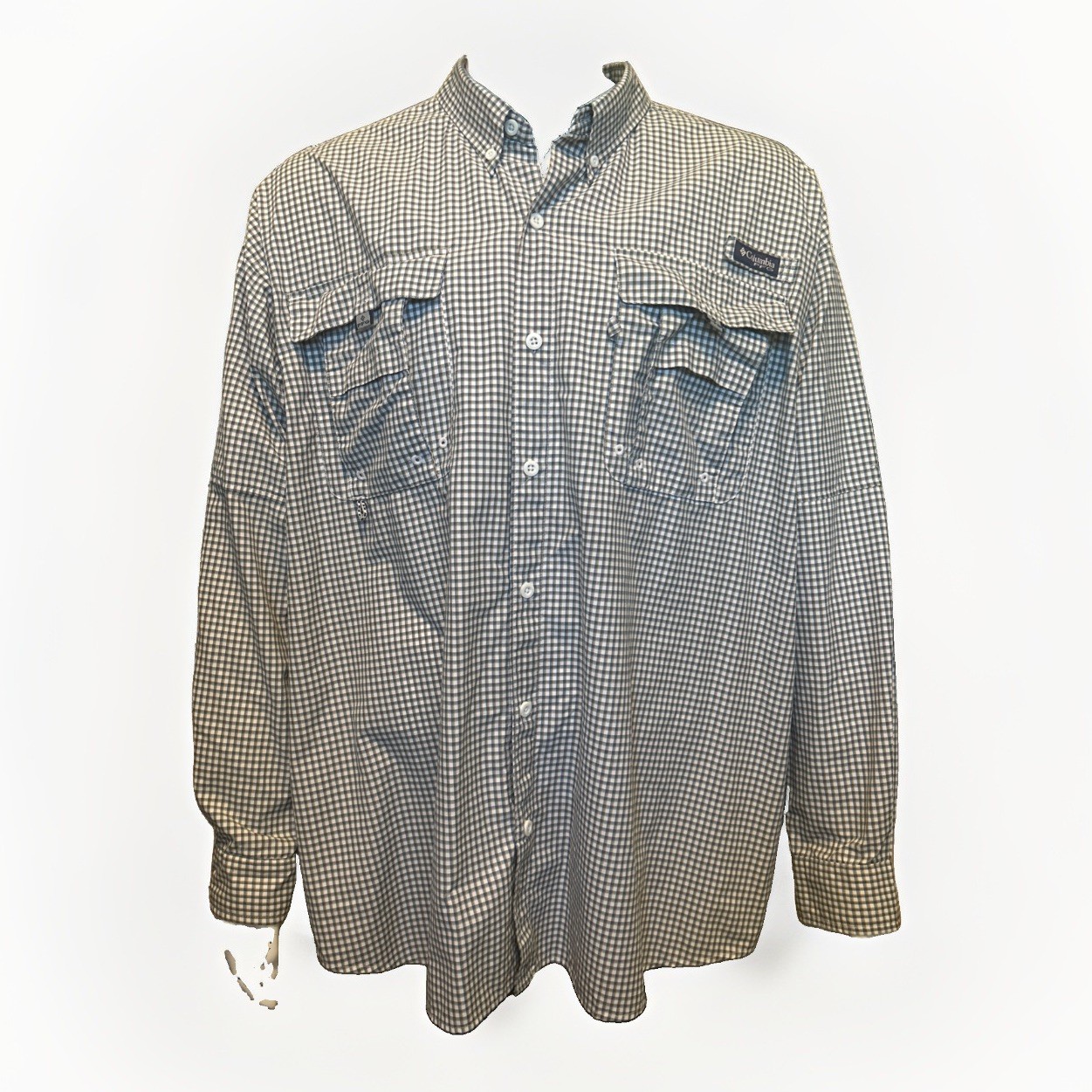 Columbia PFG Super Bahama Shirt Men’s 2XL Plaid Long Sleeve Vented Fishing EUC gallery