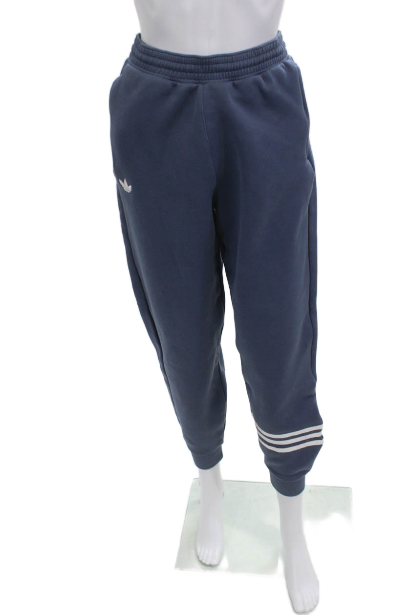 Adidas Mens Jogger Sweatpants Dark Blue Size XS gallery