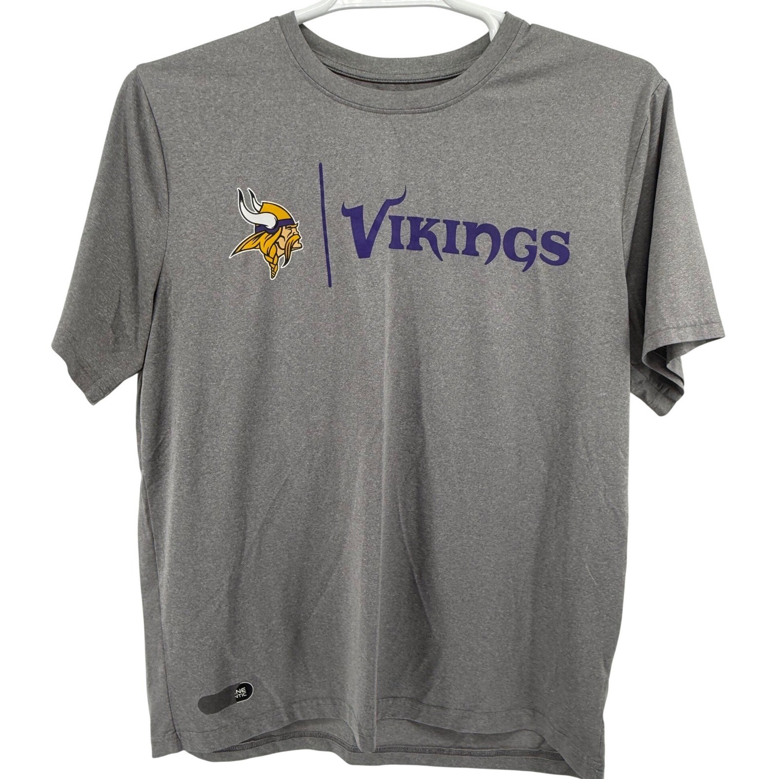 Minnesota Vikings NFL Team Apparel Gray Short Sleeve T Shirt Mens Large gallery