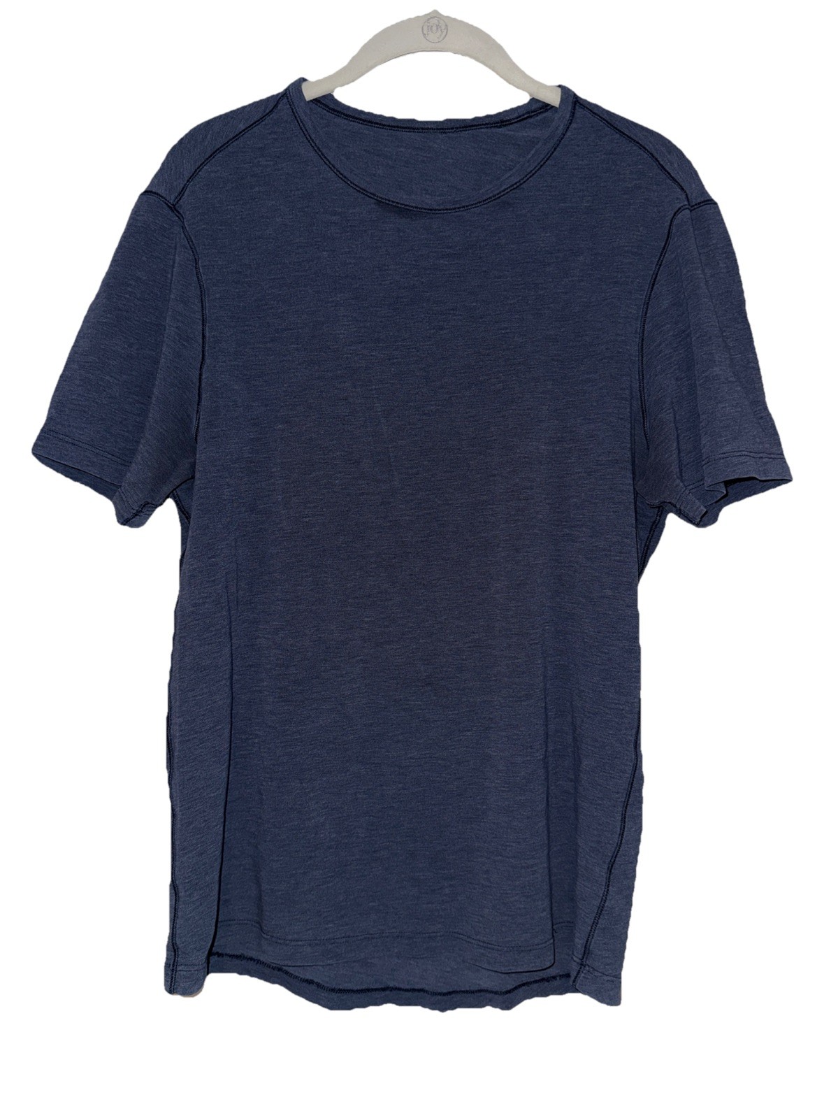 Lululemon 5 Year Basic Crew Neck T Shirt Men’s S Small Indigo Blue Short Sleeve gallery