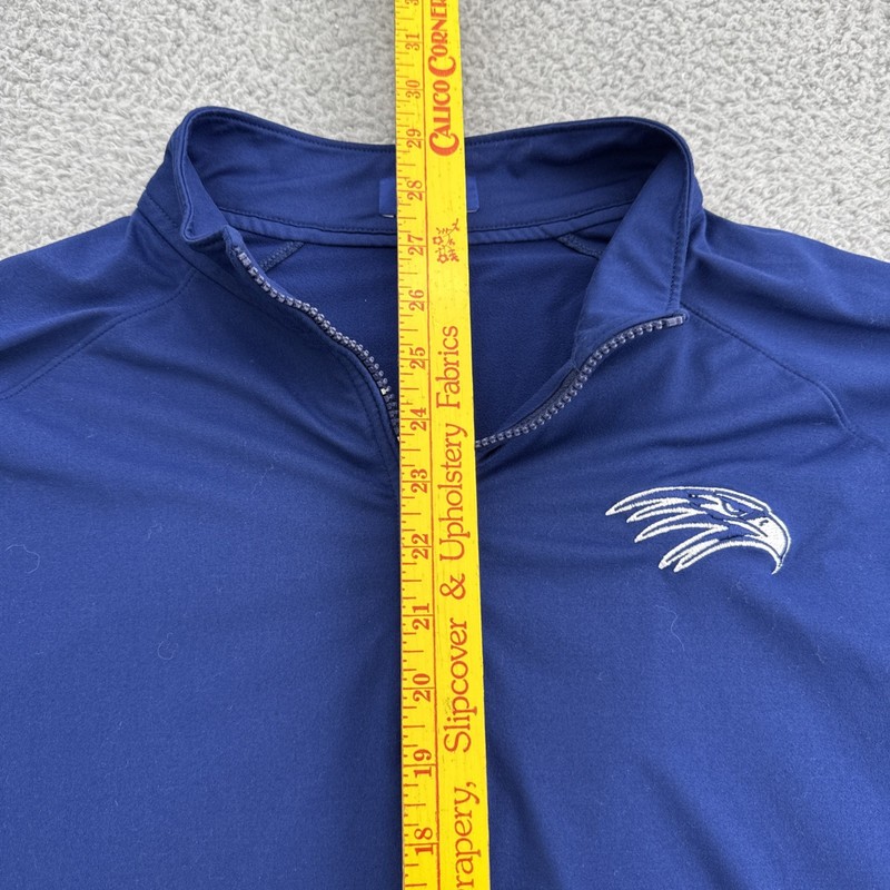 Stitch Fix Golf Pullover Mens XL 1/4 Zip L/S Blue Logo Performance gallery