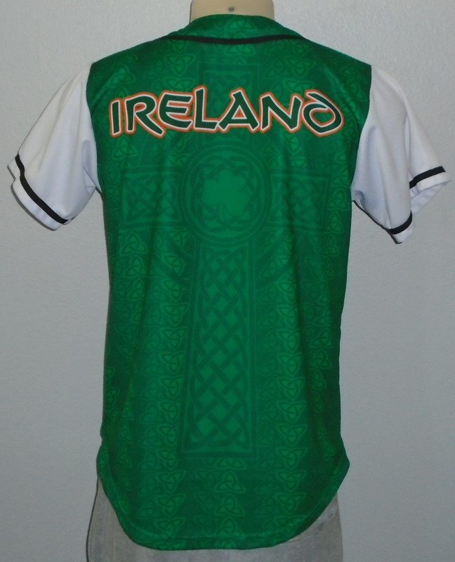 Ireland Irish Drinking Team Baseball Style Jersey Men Medium gallery
