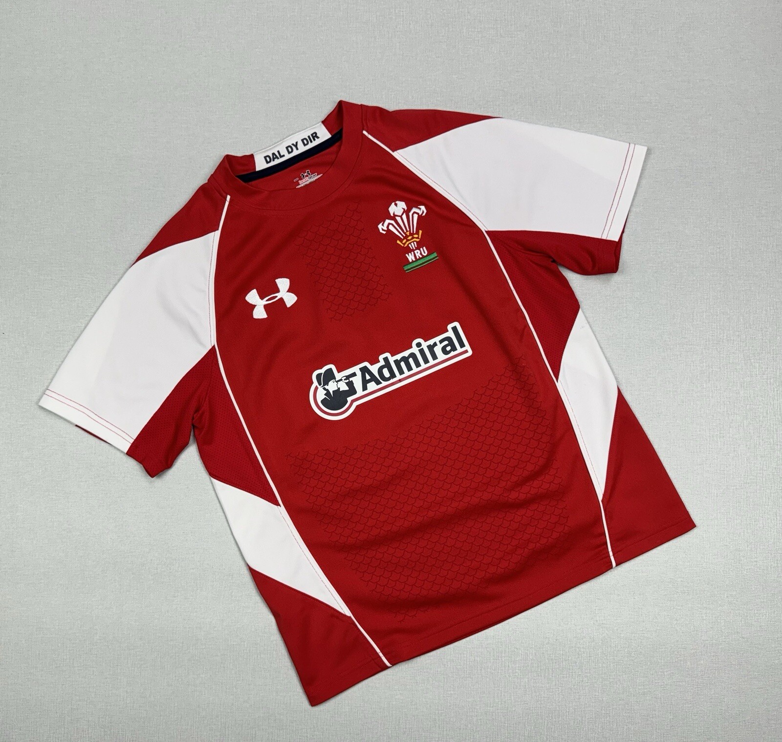 Men’s Under Armour Wales Admiral WRU Jersey Shirt size S/M gallery