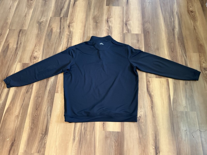 Peter Millar Men’s Perth Performance 1/4 Zip Pullover Size XL Black gallery