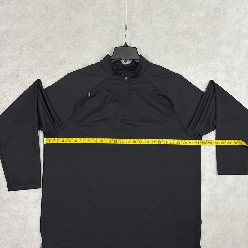 Rhone Session Pullover Mens XL Black Performance Golf 1 /4 Zip Stretch gallery