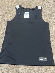 ✅ Michael Air Jordan Brand Nike Jumpman Basketball Black Tank Jersey Men M NWT