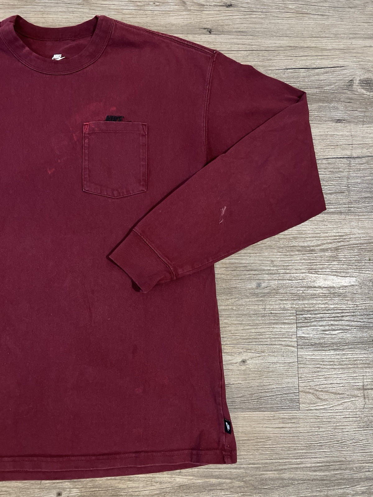 Nike Sportswear Essential Premium Long Sleeve Pocket Shirt Size Medium gallery