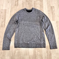 Lululemon Engineered Warmth Long Sleeve Crew Mens S Grey Merino Wool Athletic