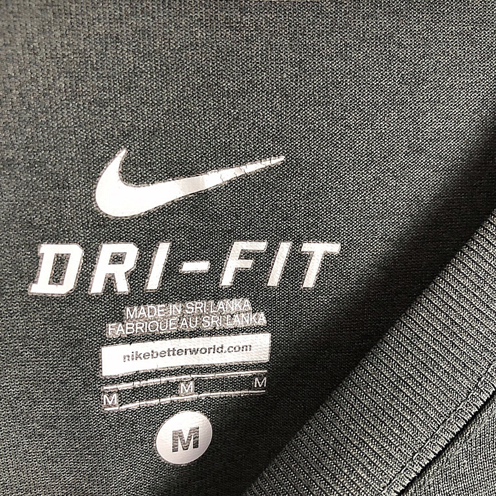 Nike Dri Fit Mens Solid Dark Gray T Shirt Athletic Workout Tee Sz M Medium gallery