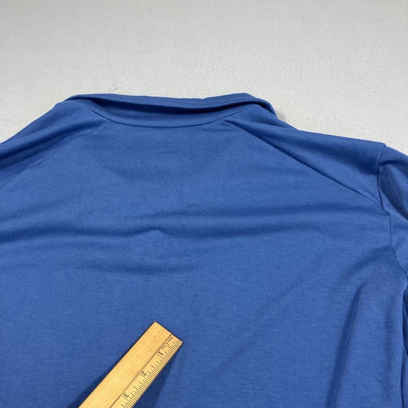 Helly Hansen 1/4 Zip Pullover Men’s 2XL Blue Outdoors Seabourn Logo On Sleeve LS gallery