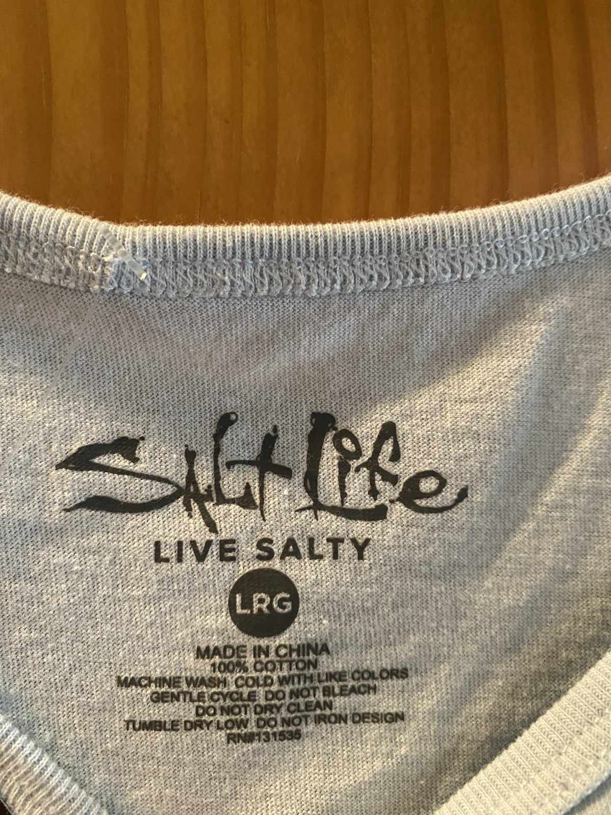 Salt Life Men’s Light Blue Swordfish Flag Graphic Tank Top NWT Size L gallery