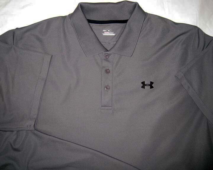 Under Armour ® Made In Peru - Medium Gray - XXL Extra Large Polo Shirt New NWOT gallery