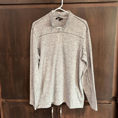 Urban Frontier Gray 1/4 Zip Long Sleeve Large
