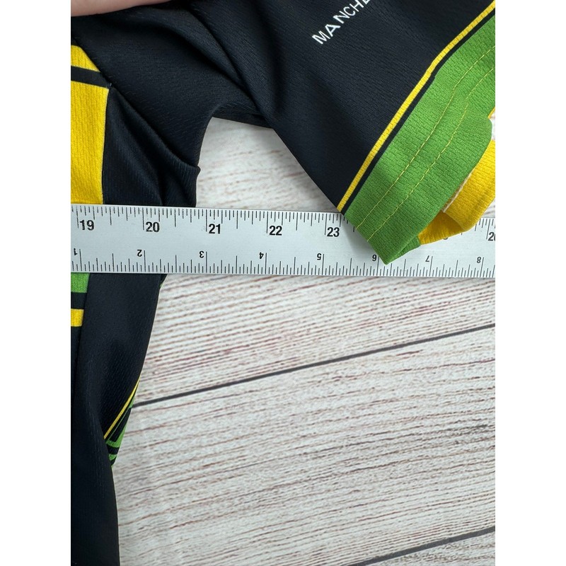 Garneau Battenkill Bicycles Cycling Jersey Adult Large Black Yellow Green gallery