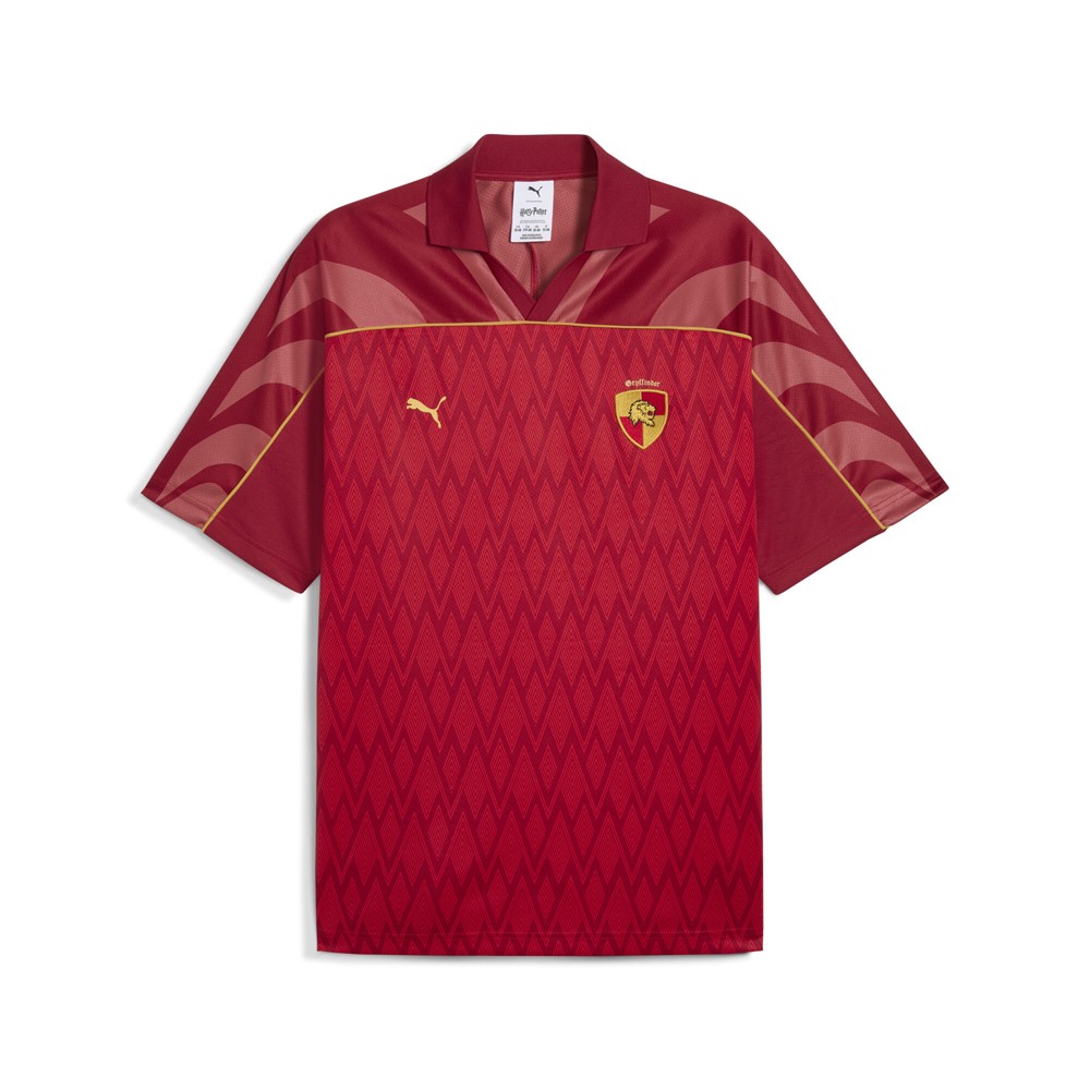 PUMA X Harry Potter Relaxed Collared Football Replica Jersey Mens Red 63009613 gallery