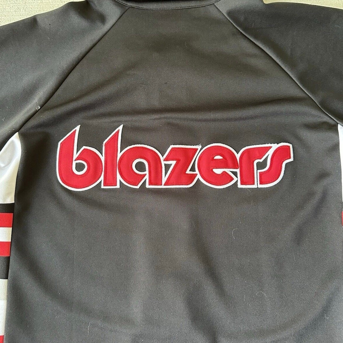 VINTAGE Y2K HARDWOOD CLASSICS NBA BAGGY COLLARED JERSEY PORTLAND BLAZERS (XL) gallery