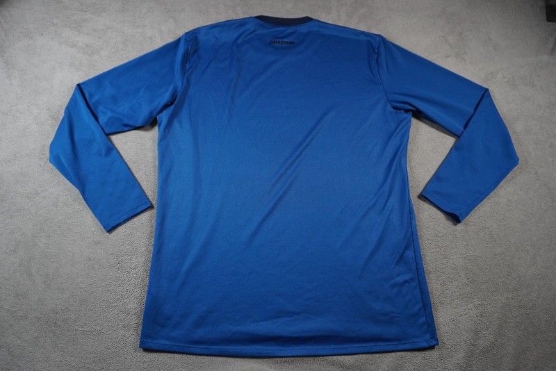 Patagonia Capilene Shirt Mens XL Blue Live Simply Baselayer Long Sleeve USA gallery