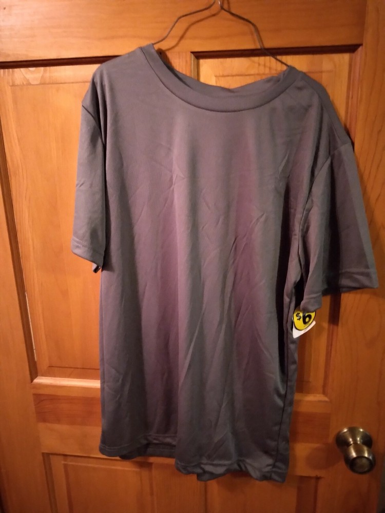 Men's Pro Zone Grey Active Wear Shirt Size Large New with Tags