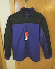 Men’s Short Par 4 SP4 Golf Martin Pullover Size L Large Purple Black $98