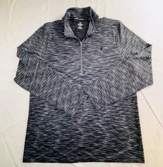 Under Armour Seamless 1/2 Zip Long Sleeve Shirt 1359875 Blk/Gray XL