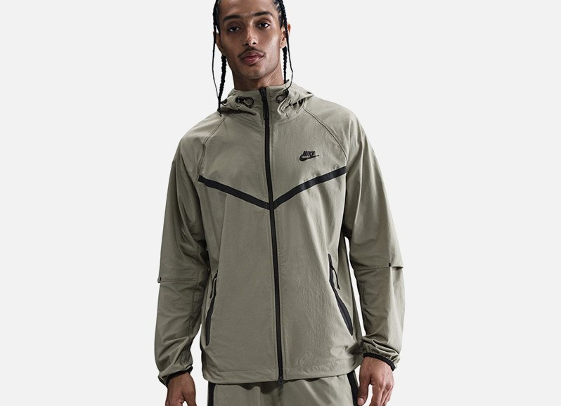 Nike Men's Tech Woven Jacket - Size: XL - HM7151 320 - Light Army / Black - NWT