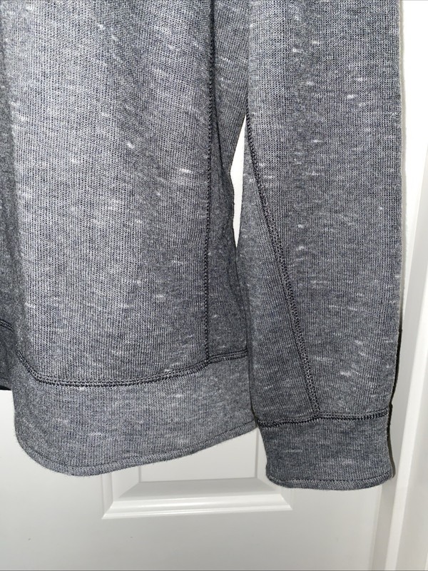 Men’s Tommy Bahama Reversible 1/4 Zip Pullover Heather Gray Charcoal Gray Black gallery