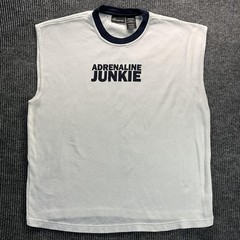 No Boundaries Vintage Shirt Mens XL Adrenaline Junkie Sleeveless Tank Top Y2K