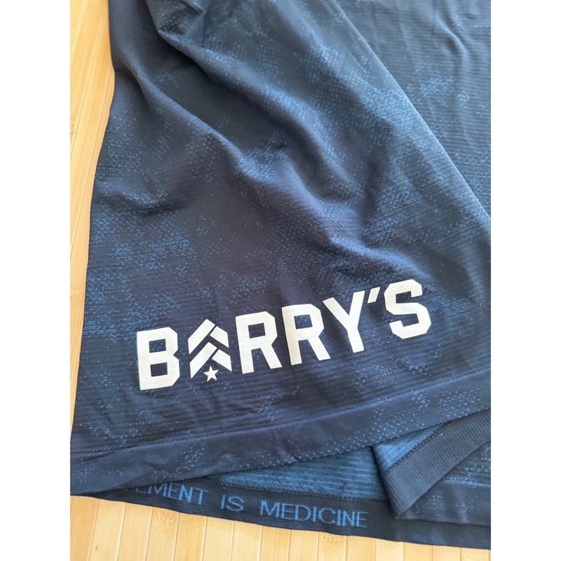 Lululemon Barrys Metal Vent Tech Muscle Tank Mens XL Navy Blue Camo Sleeveless gallery