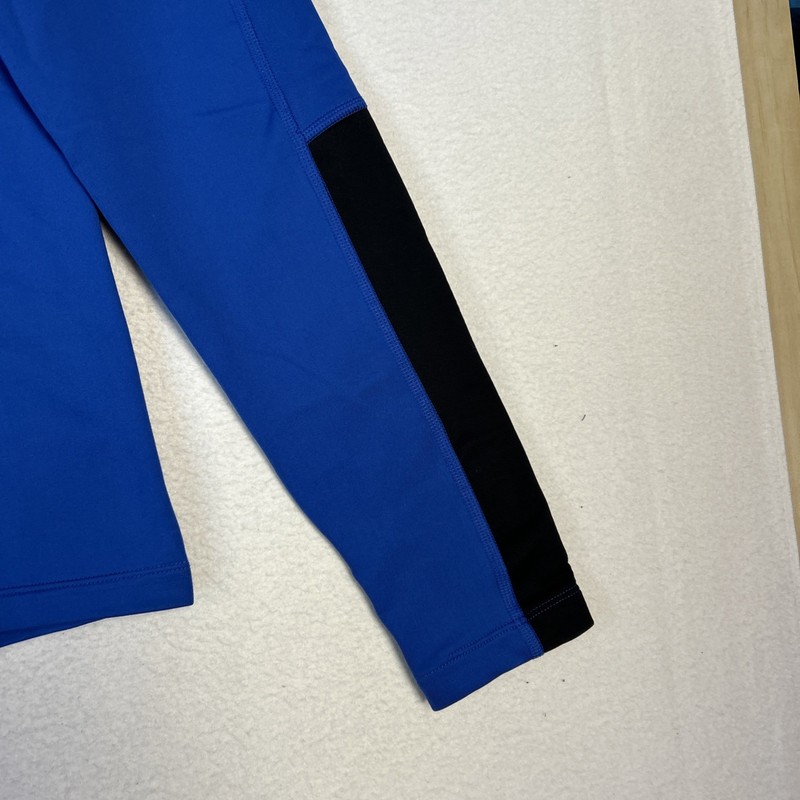 Nike Running Jacket Mens Small Dri Fit Blue Long Sleeve 1/2 Zip Top 620164-480 gallery