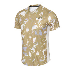 Nike COURT DRI FIT VICTORY PRINTED TENNIS Top MOVE TO ZERO Shirt Mens sz 2XL~nwt