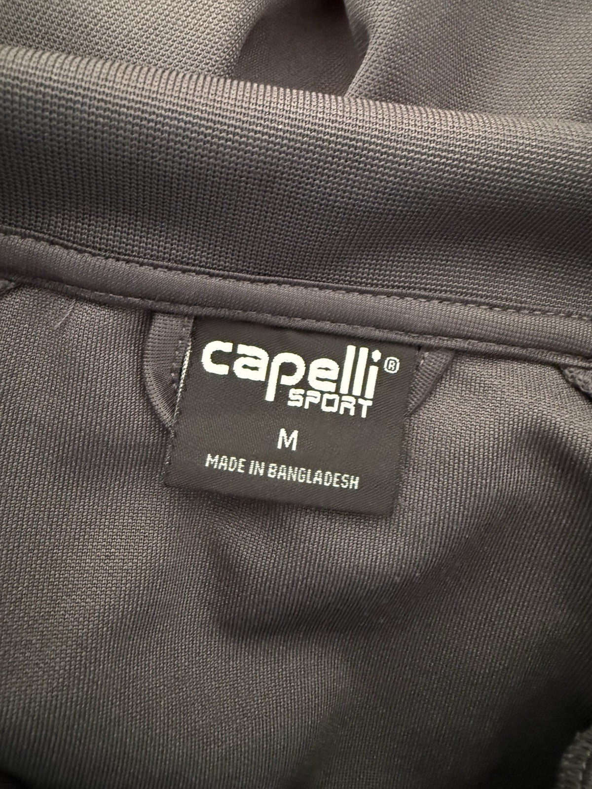 Capelli Sport 1/4 Zip Chargers Soccer Club CS-Cool Training Top Gray Medium gallery