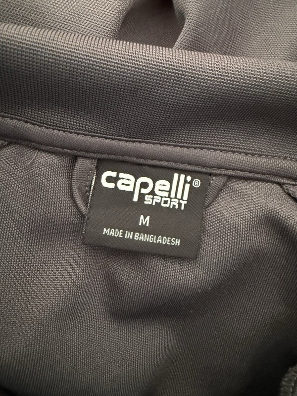 Capelli Sport 1/4 Zip Chargers Soccer Club CS-Cool Training Top Gray Medium gallery