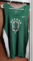 NIKE OREGON TRACK CLUB OTC RUNNING SINGLET GREEN XL DRIFIT 835873-342 NWOT
