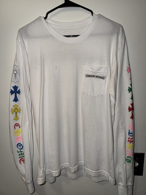 Chrome Hearts Multicolor Cross Long Sleeve T-Shirt - Size M gallery