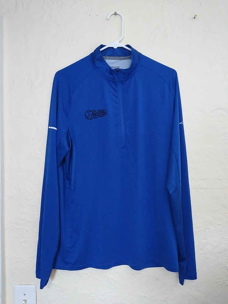 Mizuno Men's Large Performance 1/4 Quarter Zip Pullover Soccer Golf Lightweight