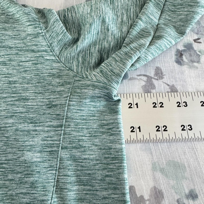 Graham Luxe Pullover Mens Small Green Quarter Zip Athletic Stretch Shirt Top gallery