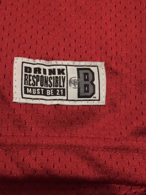 Bacardi #62 Advertising Jersey Style Short Sleeve XL Black Red New Display gallery