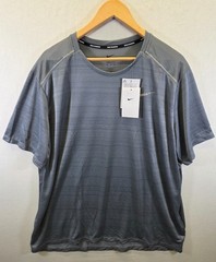 Nike Miler Running T-Shirt Men’s XXL Cool Grey Dri Fit Short Sleeve Sport Top
