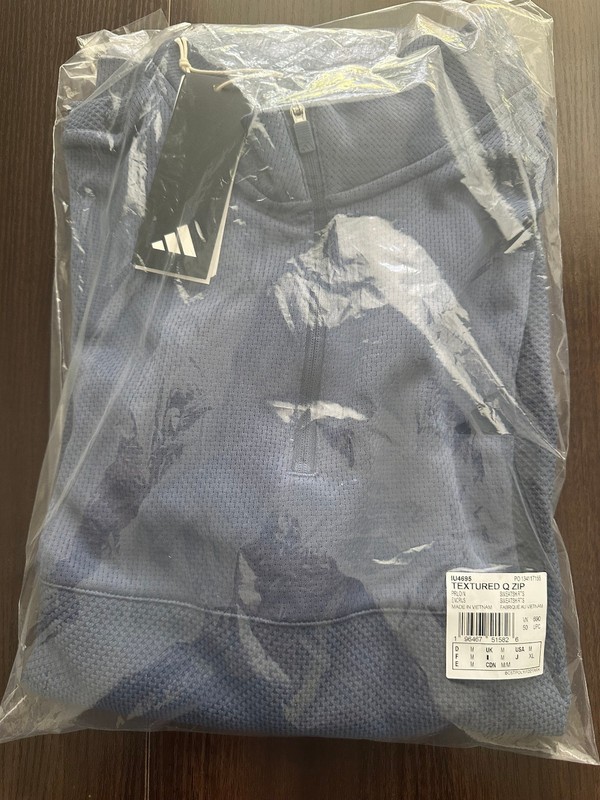 Adidas Ultimate 365 Textured Quarter Zip Men's Sweatshirt Brand New IU4695 Sz M gallery
